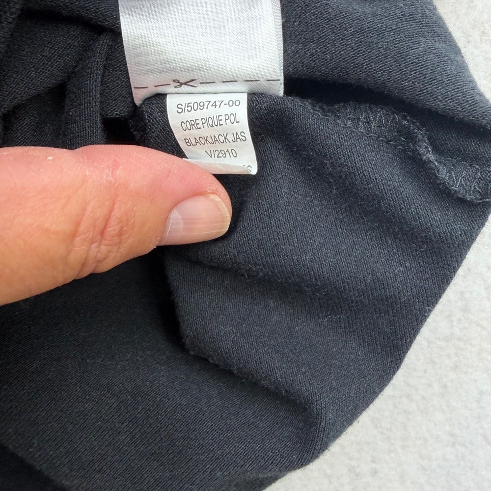 Old Navy Mens Built-In Flex Core Pique Polo Shirt Black XL 509747-00 - Picture 7 of 9